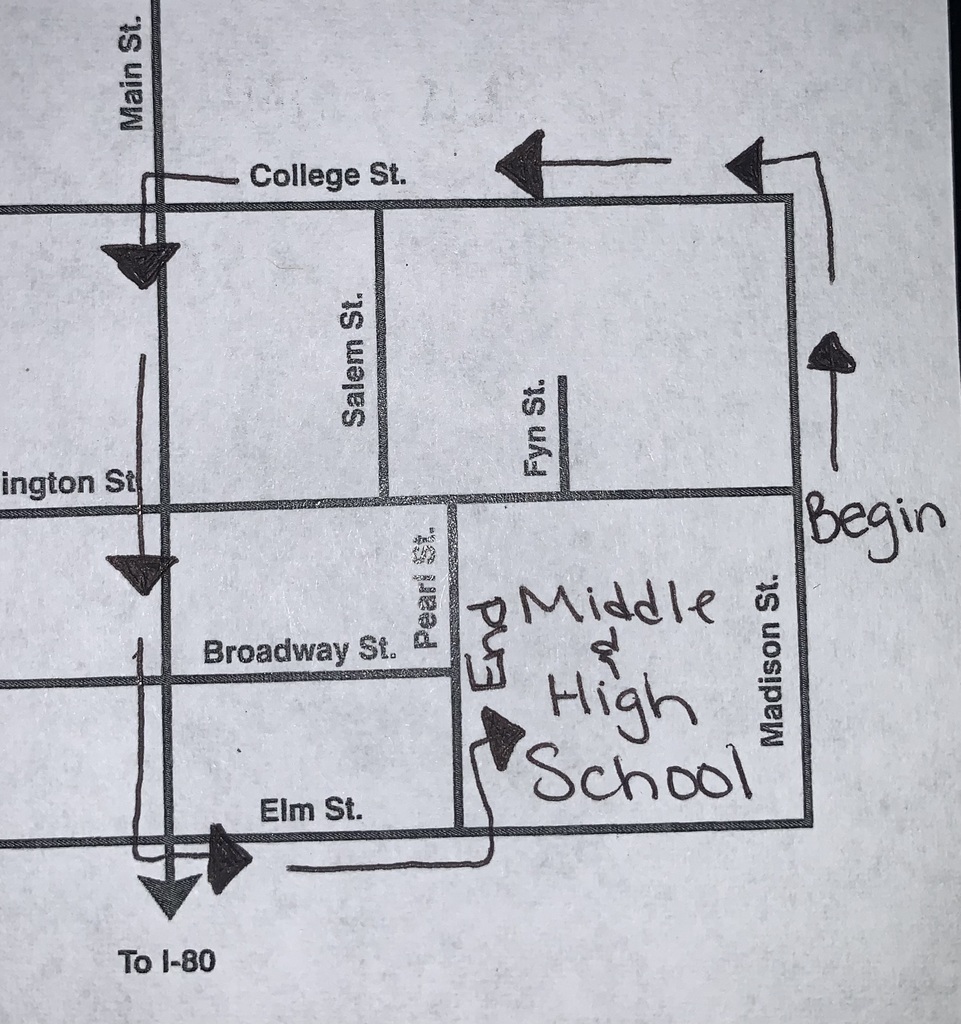 Homecoming Parade Route